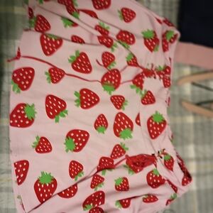 Strawberry Print Skirt